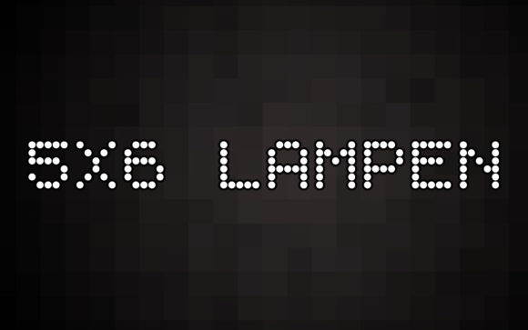 5x6 Lampen: A Unique Dotted Display Font for Creative Projects