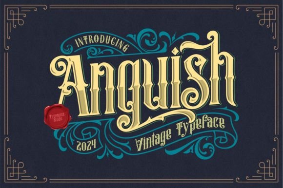Anguish: A Distinctive Blackletter Typeface for Authentic Vintage Expression