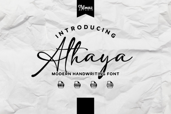 Athaya: A Thoughtful Script Font for Human-Centered Design