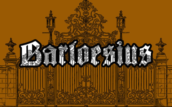 Barloesius: A Bold Blackletter Font