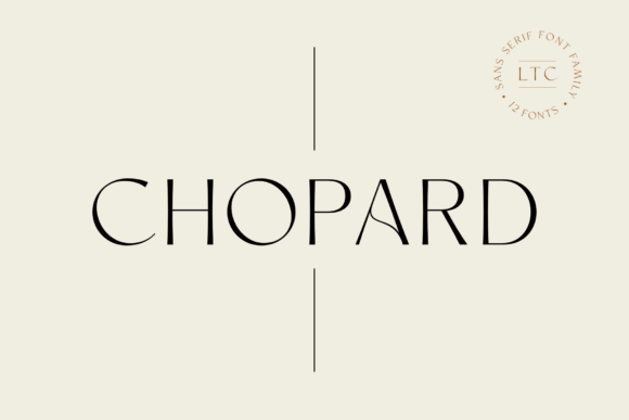 Chopard: The Elegant, Modern Sans Serif That Fits Right In—Without Trying Too Hard