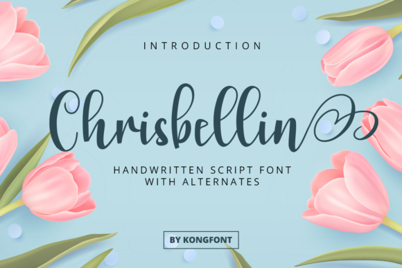 Chrisbellin: A Playful Handwritten Font for Crafters and Designers