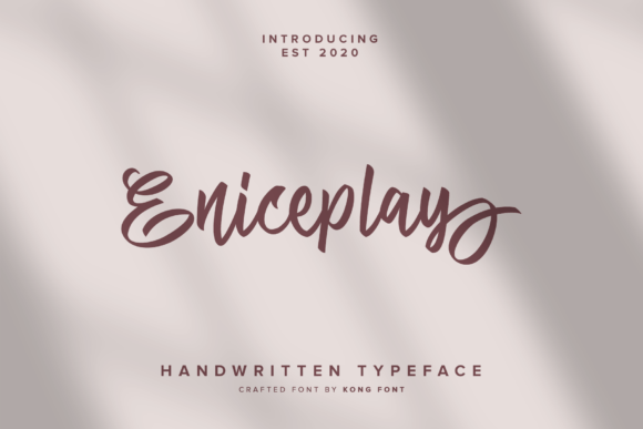 Eniceplay: A Playful Script Font Built for Real Creative Workflows