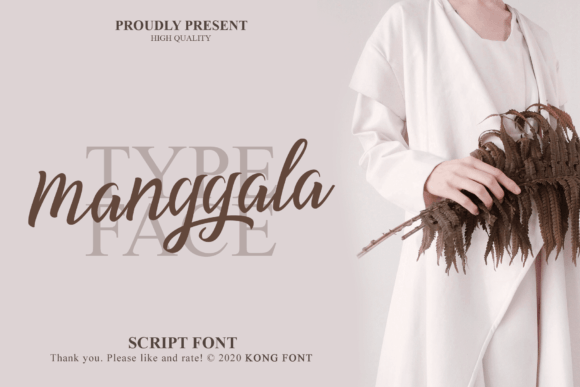 Manggala: A Playful Handwritten Font for Real Projects