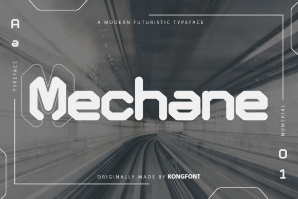 Mechane: A Playful Script Font for Creative Projects