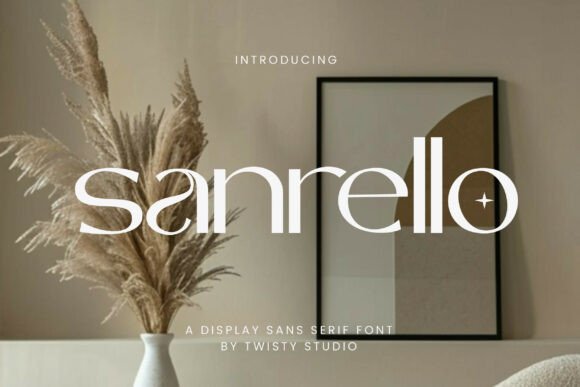 Sanrello: A Modern Sans Serif Display Font Built for Impact and Clarity