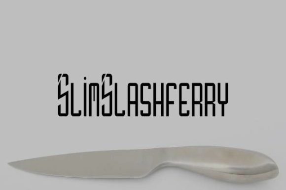 Slim Slashferry: Where Typographic Precision Meets Modern Brand Distinction
