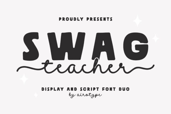 Swag Teacher: Where Playful Typography Meets Professional Design Strategy